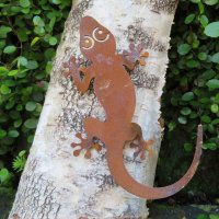 Gecko Salamander Edelrost Rost Gartendekoration Deko Garten Gartendeko 137636