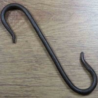 Haken S-Haken 16,5 cm Gusseisen Deko Verlängerungshaken Fleischerhaken PHK025-B