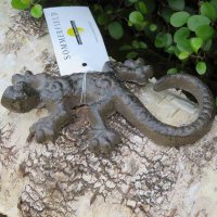 Salamander Gecko Echse Gusseisen Eidechse Gartentiere Molch Lurch 200595