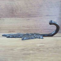 Garderobenhaken Gusseisen Blatt Blätter Haken Kleiderhaken Wandhaken LH94
