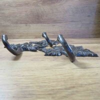 Garderobenhaken Gusseisen Blatt Blätter Haken Kleiderhaken Wandhaken LH94