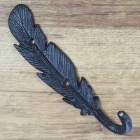 Garderobenhaken Feder Gusseisen Wandhaken Haken Kleiderhaken