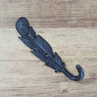 Garderobenhaken Feder Gusseisen Wandhaken Haken Kleiderhaken