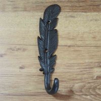 Garderobenhaken Feder Gusseisen Wandhaken Haken Kleiderhaken