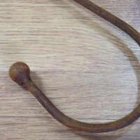 Haken S-Haken 33 cm Metall mit Edelrost Deko Verlängerungshaken 170102