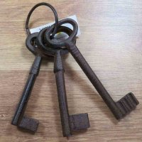 Schlüsselbund Gusseisen Schlüssel nostalgisch...