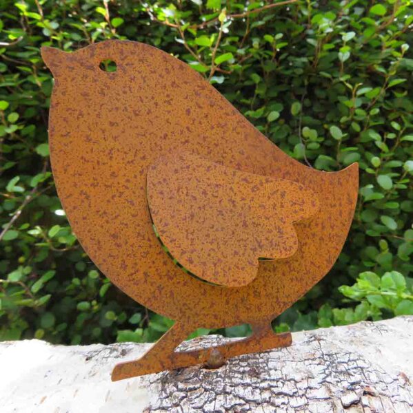 Gatuida Garten-Deko: 5 Rostige Vögel Als Baumstecker – Rustikale Metall-Figuren Für Zaun & Beet