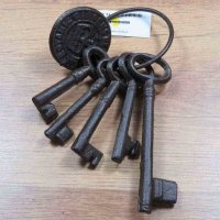 Schlüsselbund Gusseisen Schlüssel Deko...