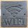 Schild Gusseisen Wifi Hinweisschild  Clayre&amp;Eef 6Y3014