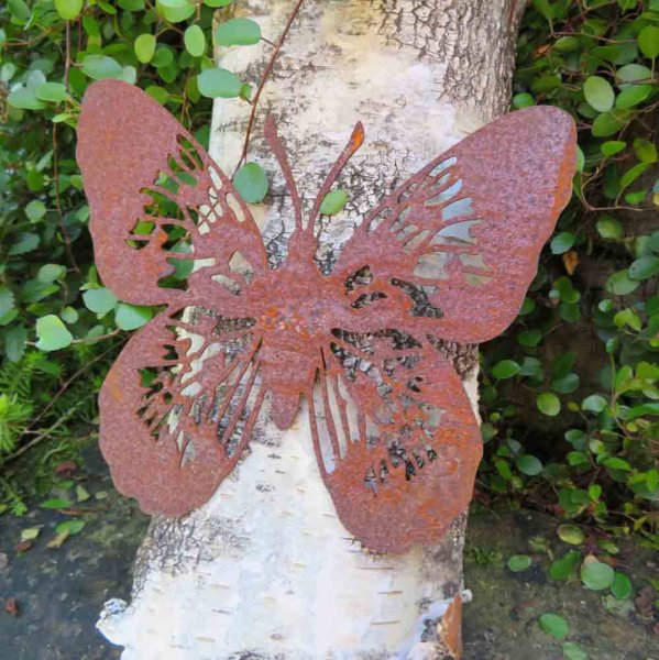 Schmetterling Edelrost Rost Gartendekoration Deko Garten Gartendeko 162256