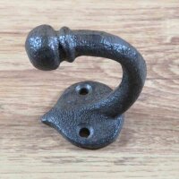 Garderobenhaken Gusseisen Kleiderhaken Wandhaken Haken HK218-B