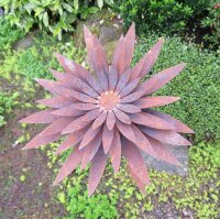 Gartenstecker Edelrost Rost Deko Garten Gartendeko Blume Blüte 284LV