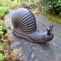 Schnecke Gusseisen  XL Gartendeko Garten Deko Tiere