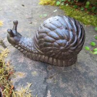 Schnecke Gusseisen  XL Gartendeko Garten Deko Tiere