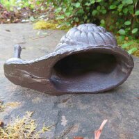 Schnecke Gusseisen  XL Gartendeko Garten Deko Tiere