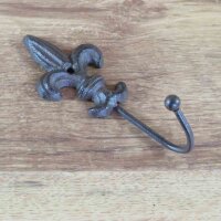 Garderobenhaken Gusseisen Kleiderhaken Wandhaken Landhaus Lilie SD019953RV-B
