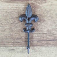 Garderobenhaken Gusseisen Kleiderhaken Wandhaken Landhaus Lilie SD019953RV-B