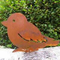 Vogel Vögel Spatz Edelrost Rost Gartendekoration...