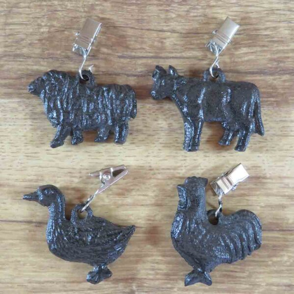 Tischdeckengewichte Gusseisen Tischdeckenbeschwerer Tiere