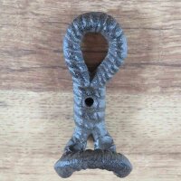 Garderobenhaken Seil Tau Schlaufe Knoten Gusseisen...