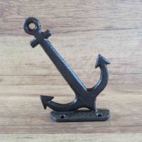 Garderobenhaken Anker Gusseisen Wandhaken Haken Kleiderhaken