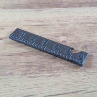 Flaschenöffner Gusseisen Lineal Deko Werkzeug...