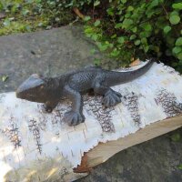 Salamander Gecko Gusseisen Deko Gartendeko Wanddekoration...