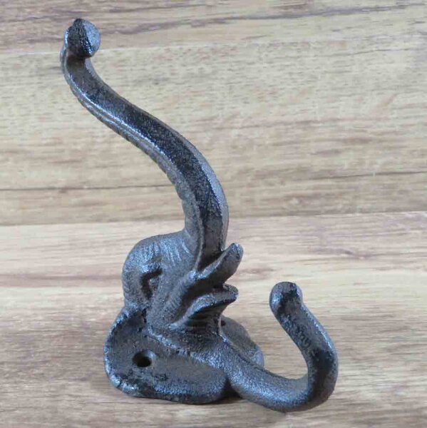 Garderobenhaken Elefant Gusseisen Wandhaken Haken Kleiderhaken HK3841