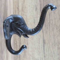 Garderobenhaken Elefant Gusseisen Wandhaken Haken...