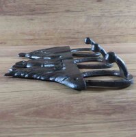 Wandhaken Gusseisen Garderobenhaken Hakenleiste Haken Pferde CI-127-BR