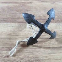 Haken Garderobenhaken Gusseisen Deko Anker Haken Maritim KZS1901C-B