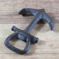 Flaschenöffner Gusseisen Partybedarf Anker nostalgisch Öffner Tischdeko ES1418