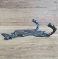 Wandhaken Gusseisen Garderobenhaken Haken Hirsch Garderobe