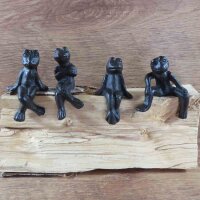 Frosch Gusseisen Kantenhocker Frösche Garten Deko