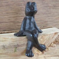 Frosch Gusseisen Kantenhocker Frösche Garten Deko