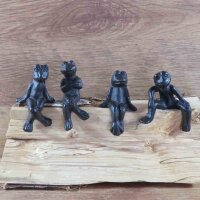 Frosch Gusseisen Kantenhocker Frösche Garten Deko
