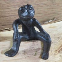 Frosch Gusseisen Kantenhocker Frösche Garten Deko Ausführung -1-