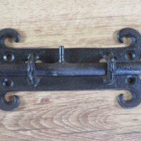 Türriegel Türbeschlag Schubriegel Schlossriegel Torriegel Gusseisen