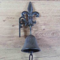 Türglocke Gusseisen Lilie Deko Tür Glocke...