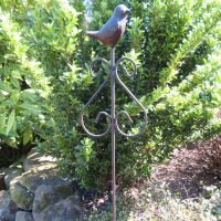 Gusseisen Vogel Gartenstecker Beetstecker Garten Deko