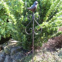 Gusseisen Vogel Gartenstecker Beetstecker Garten Deko