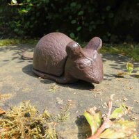 Schlüsselversteck Gusseisen Maus Garten Deko Versteck LH233