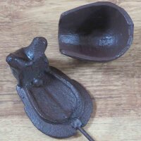 Schlüsselversteck Gusseisen Maus Garten Deko Versteck LH233