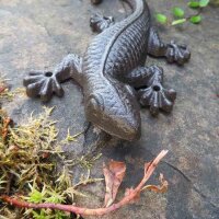 Salamander Gecko Echse Gusseisen Eidechse Molch Lurch Wandbefestigung