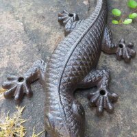 Salamander Gecko Echse Gusseisen Eidechse Molch Lurch Wandbefestigung