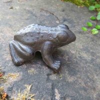 Frosch Gusseisen Kröte Frösche Gartenteich...
