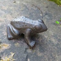 Frosch Gusseisen Kröte Frösche Gartenteich Garten Deko