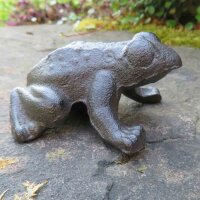 Frosch Gusseisen Kröte Frösche Gartenteich Garten Deko
