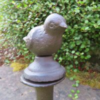 Gartenschlauchführung Vogel Gusseisen Gartendeko Vogel