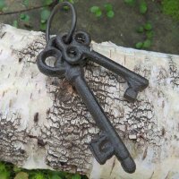 Schlüssel Dekoschlüssel Deko Gusseisen Garten...